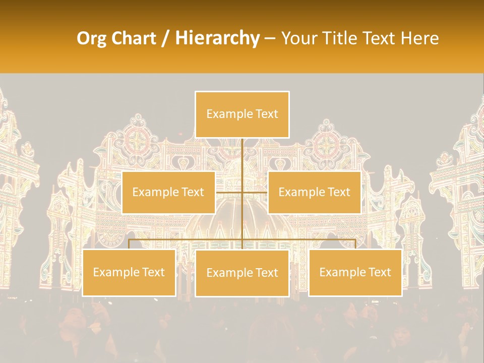 Art Festival Of Lights Location PowerPoint Template