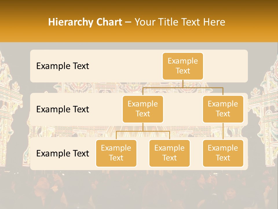 Art Festival Of Lights Location PowerPoint Template