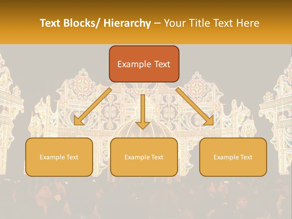 Art Festival Of Lights Location PowerPoint Template