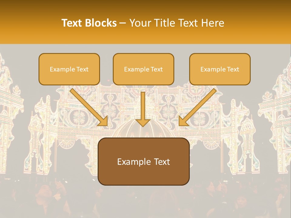 Art Festival Of Lights Location PowerPoint Template