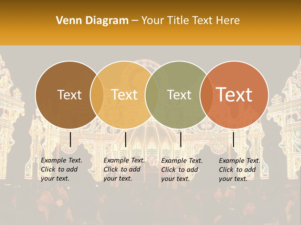 Art Festival Of Lights Location PowerPoint Template