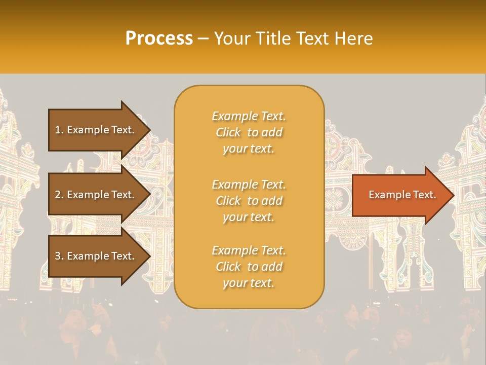 Art Festival Of Lights Location PowerPoint Template