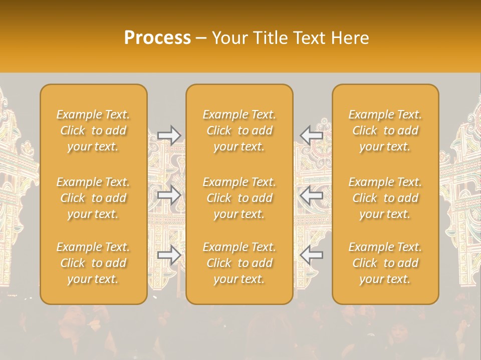 Art Festival Of Lights Location PowerPoint Template