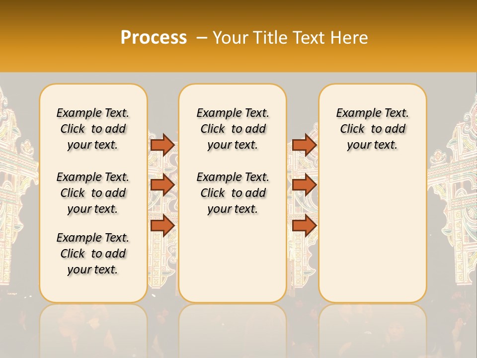 Art Festival Of Lights Location PowerPoint Template