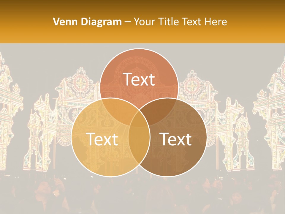 Art Festival Of Lights Location PowerPoint Template