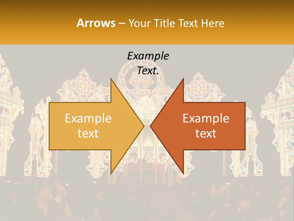 Art Festival Of Lights Location PowerPoint Template