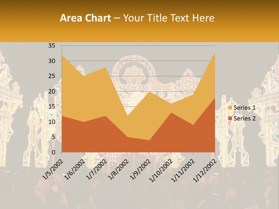 Art Festival Of Lights Location PowerPoint Template