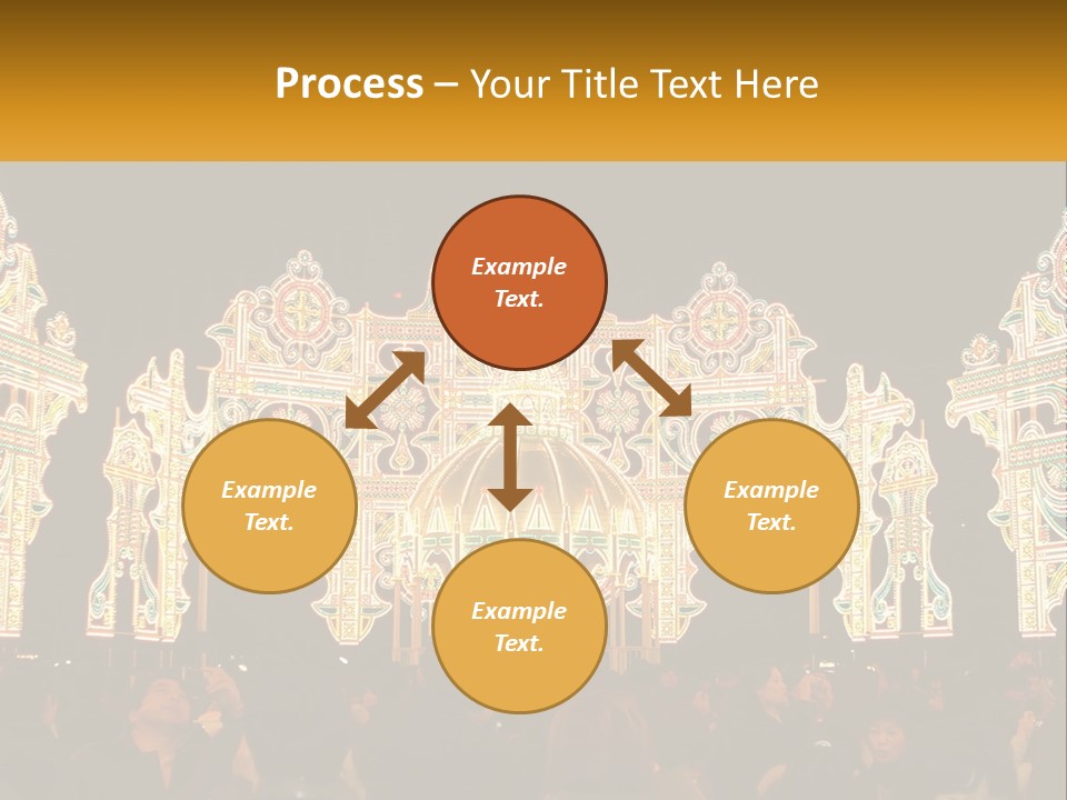 Art Festival Of Lights Location PowerPoint Template
