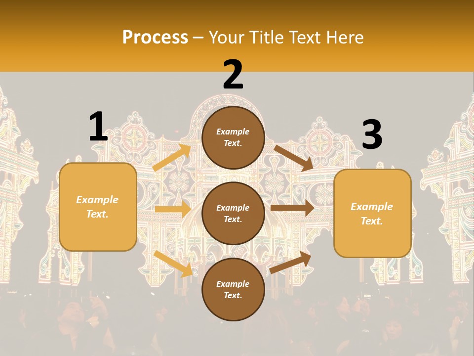 Art Festival Of Lights Location PowerPoint Template