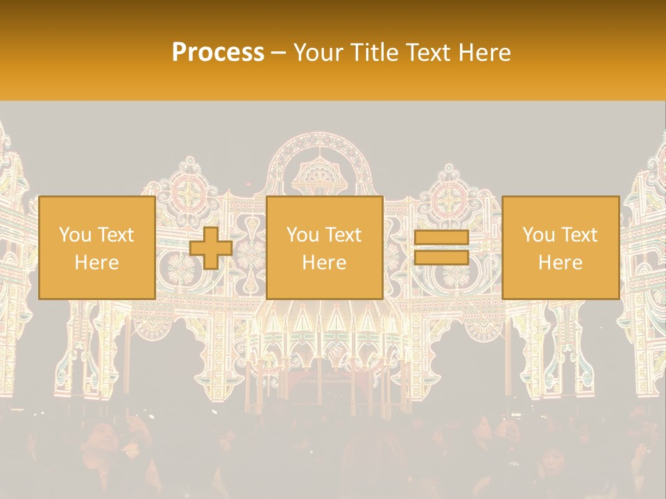 Art Festival Of Lights Location PowerPoint Template