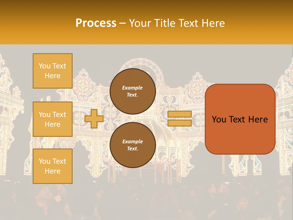 Art Festival Of Lights Location PowerPoint Template