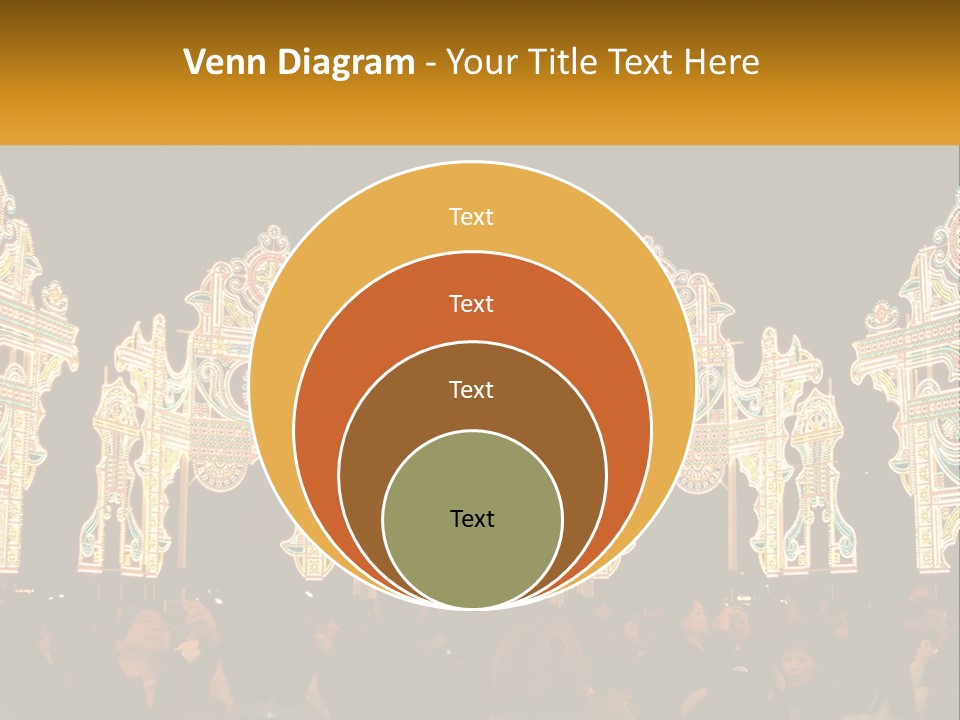 Art Festival Of Lights Location PowerPoint Template