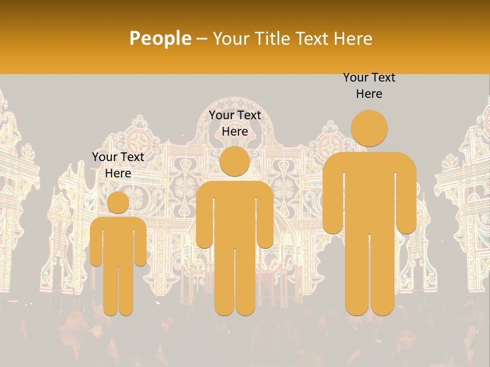 Art Festival Of Lights Location PowerPoint Template