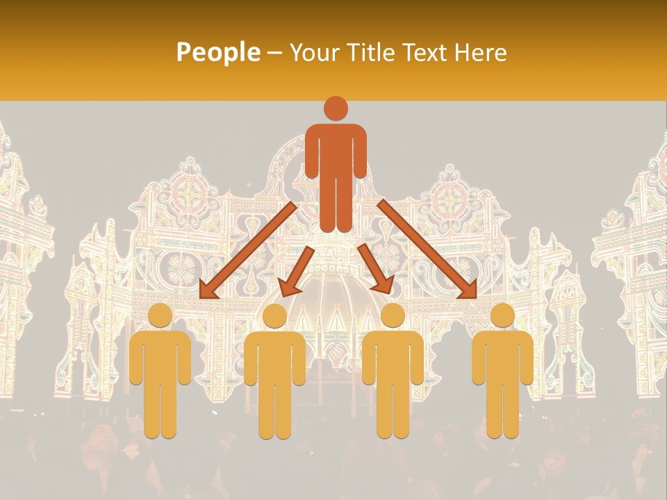 Art Festival Of Lights Location PowerPoint Template