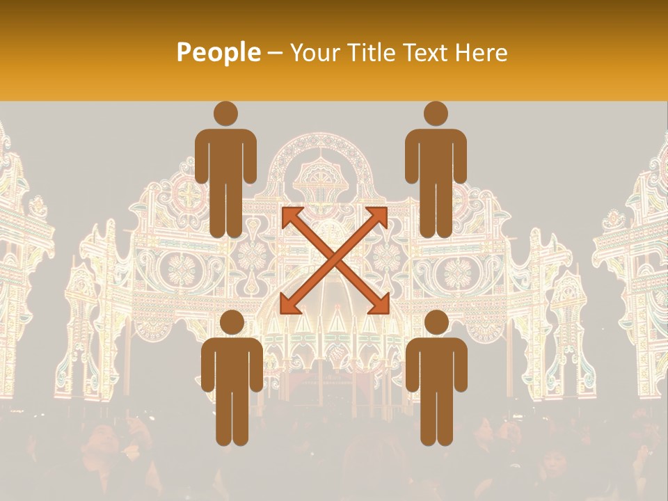 Art Festival Of Lights Location PowerPoint Template