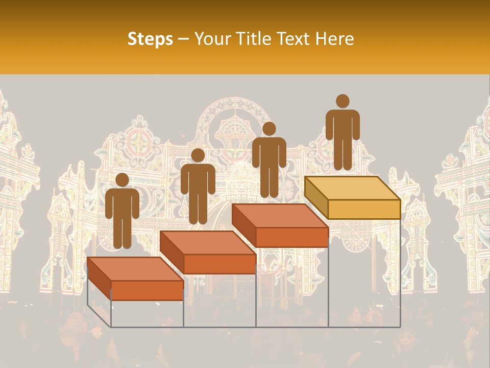 Art Festival Of Lights Location PowerPoint Template