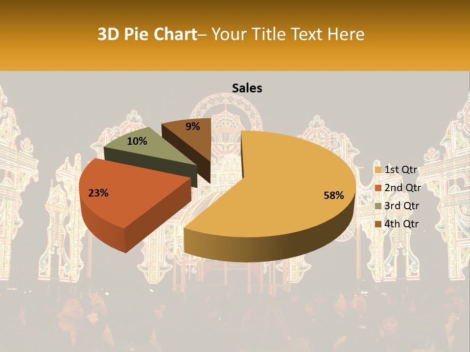 Art Festival Of Lights Location PowerPoint Template