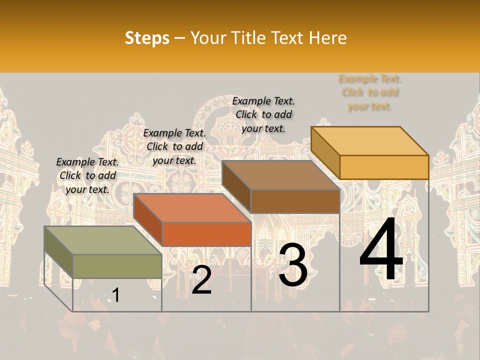 Art Festival Of Lights Location PowerPoint Template