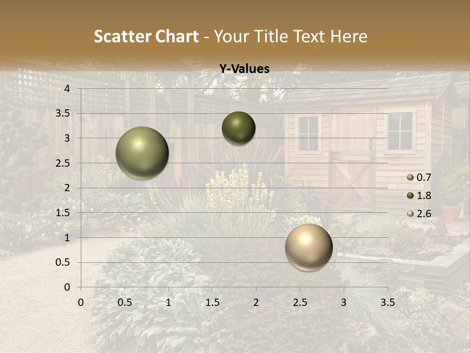 Landscaping Foliage Walkway PowerPoint Template