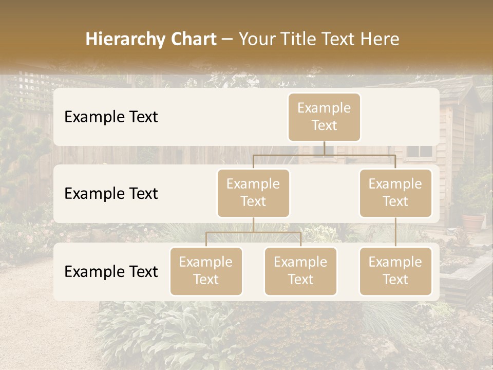 Landscaping Foliage Walkway PowerPoint Template