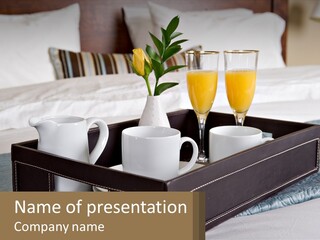 Flower Coffee Hospitality PowerPoint Template