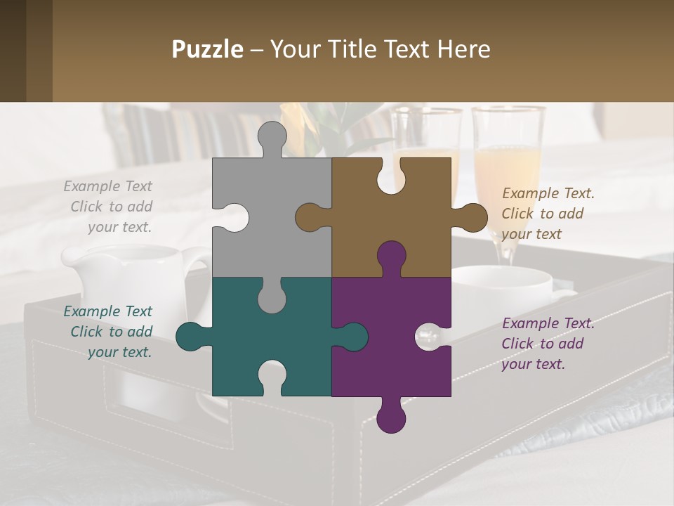 Flower Coffee Hospitality PowerPoint Template