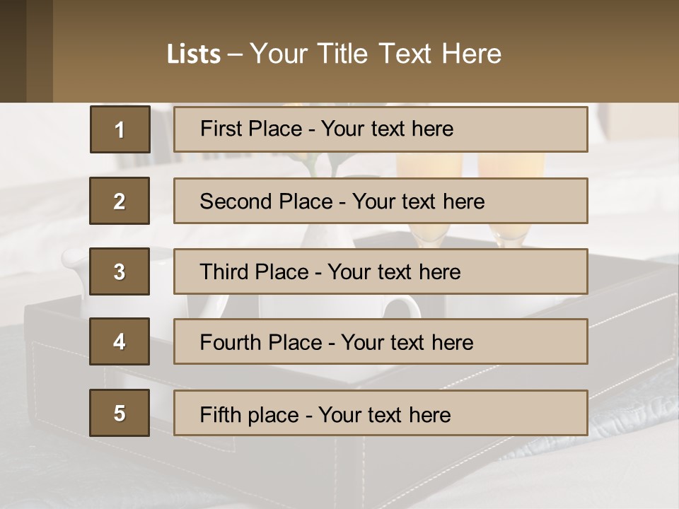 Flower Coffee Hospitality PowerPoint Template