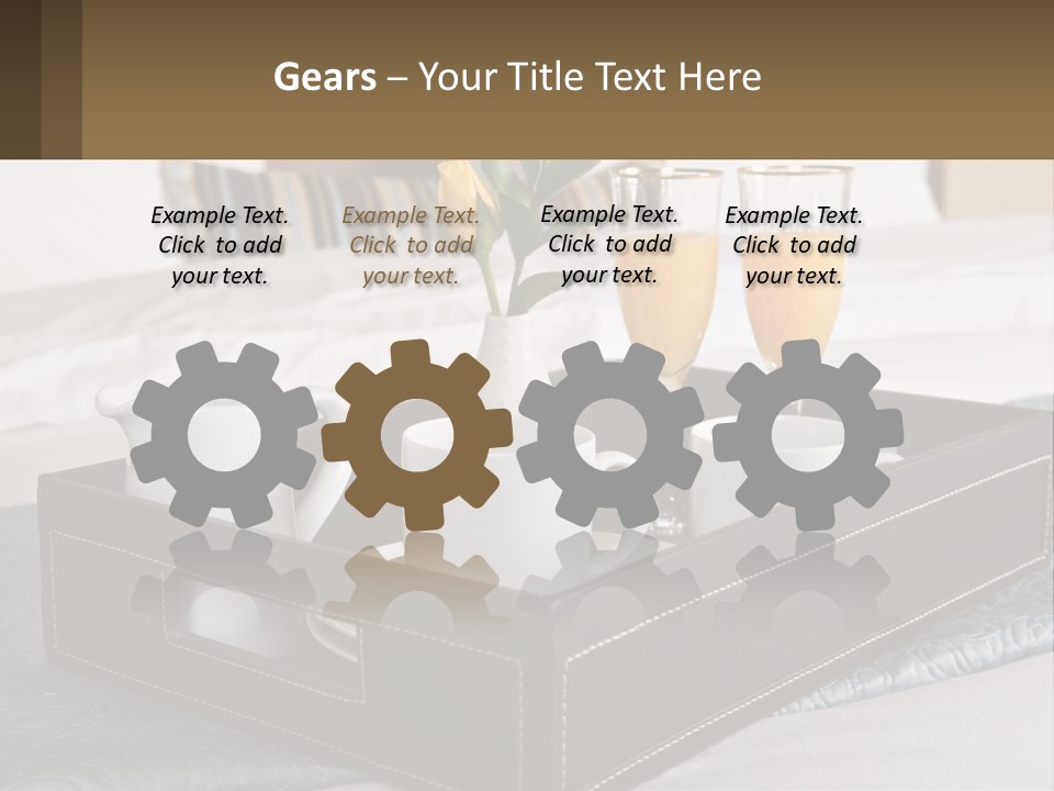 Flower Coffee Hospitality PowerPoint Template