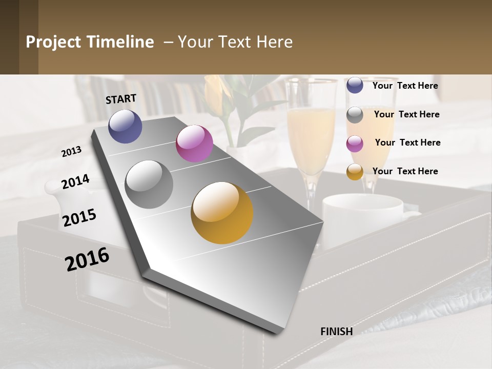 Flower Coffee Hospitality PowerPoint Template