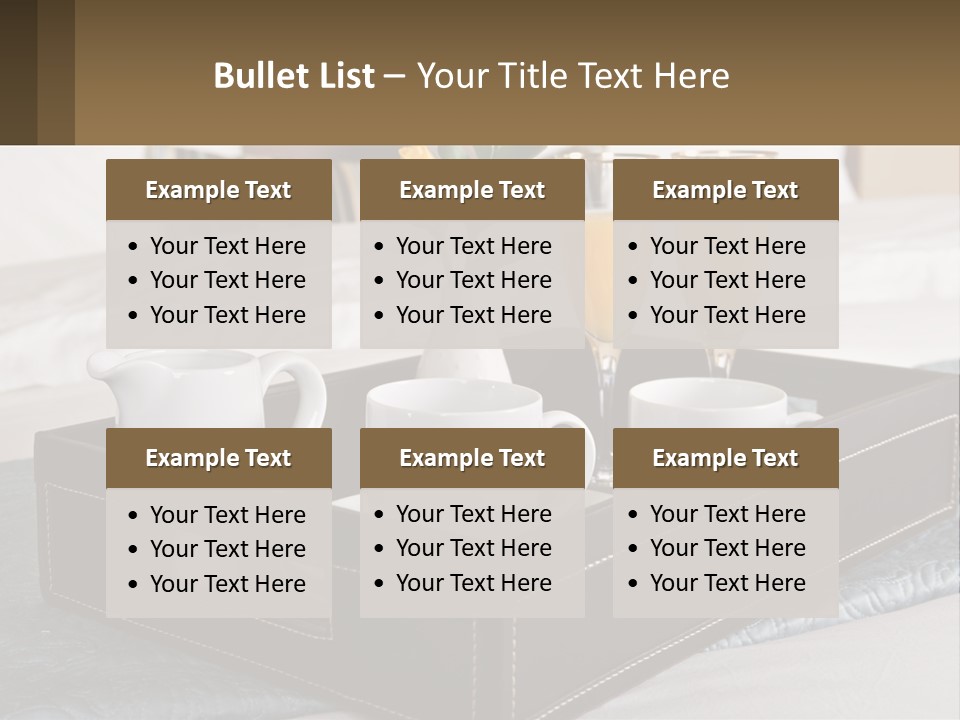 Flower Coffee Hospitality PowerPoint Template