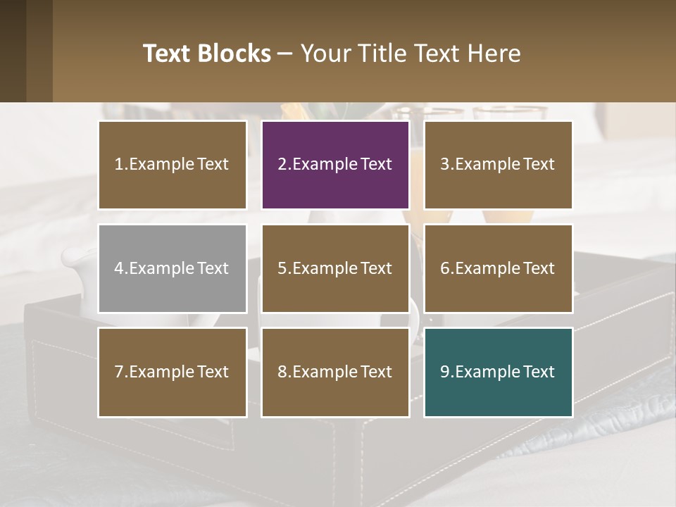 Flower Coffee Hospitality PowerPoint Template