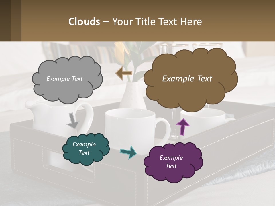 Flower Coffee Hospitality PowerPoint Template
