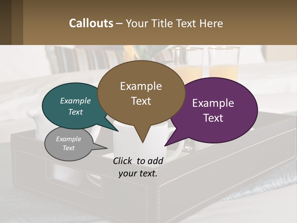 Flower Coffee Hospitality PowerPoint Template