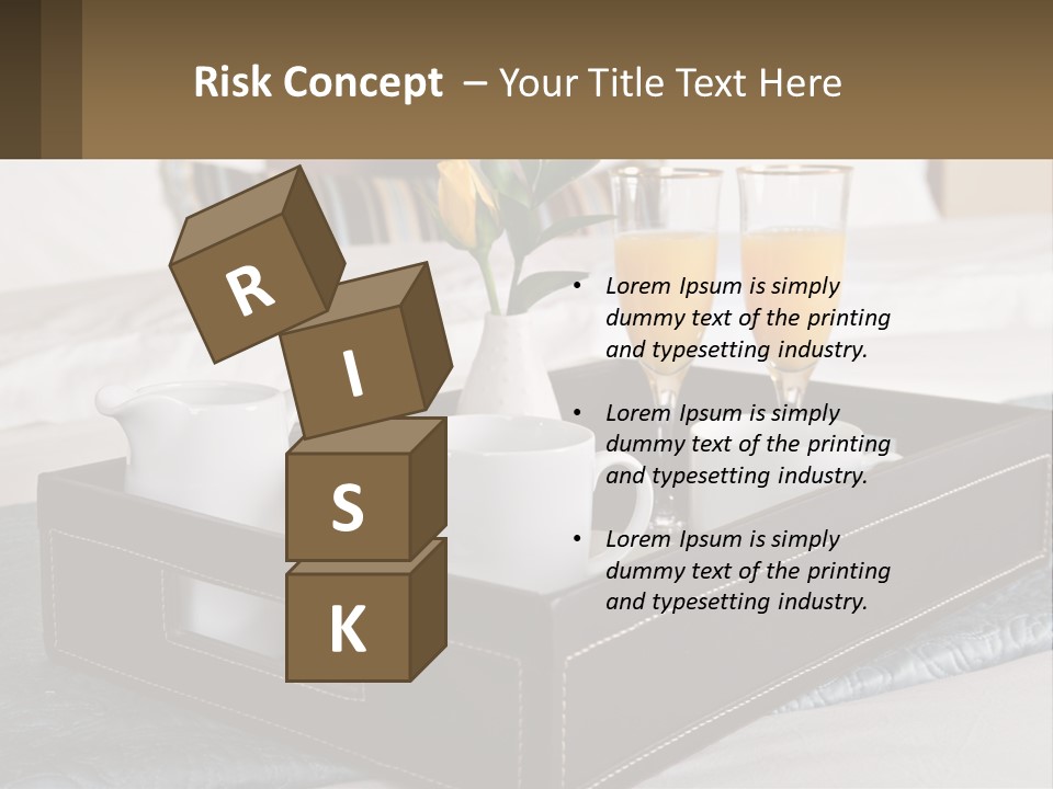 Flower Coffee Hospitality PowerPoint Template