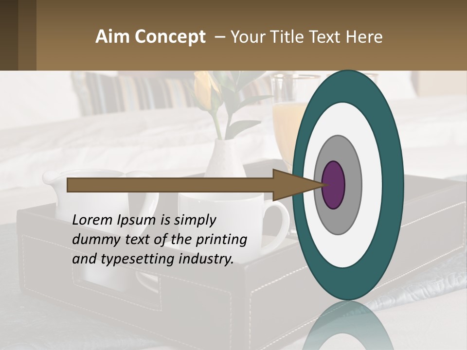 Flower Coffee Hospitality PowerPoint Template