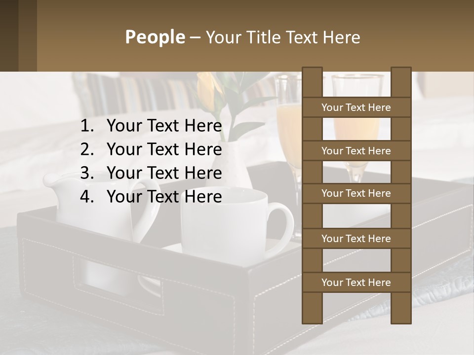 Flower Coffee Hospitality PowerPoint Template
