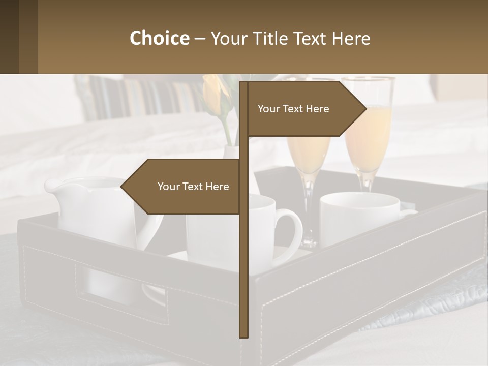 Flower Coffee Hospitality PowerPoint Template