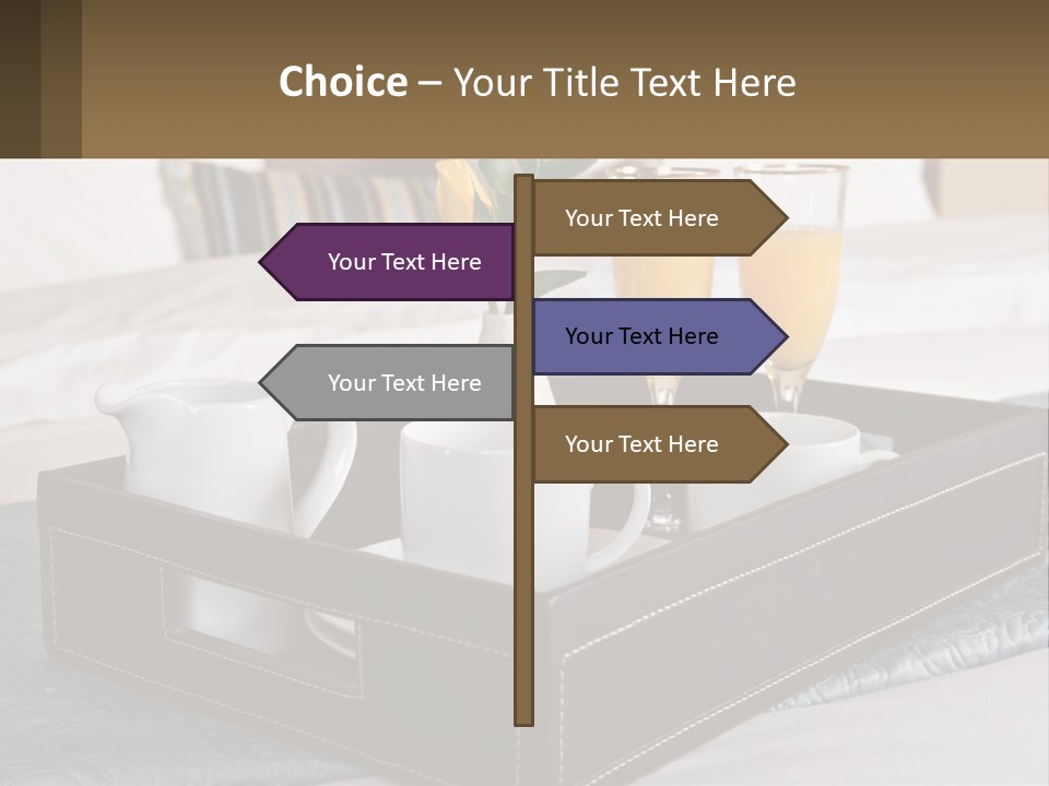 Flower Coffee Hospitality PowerPoint Template