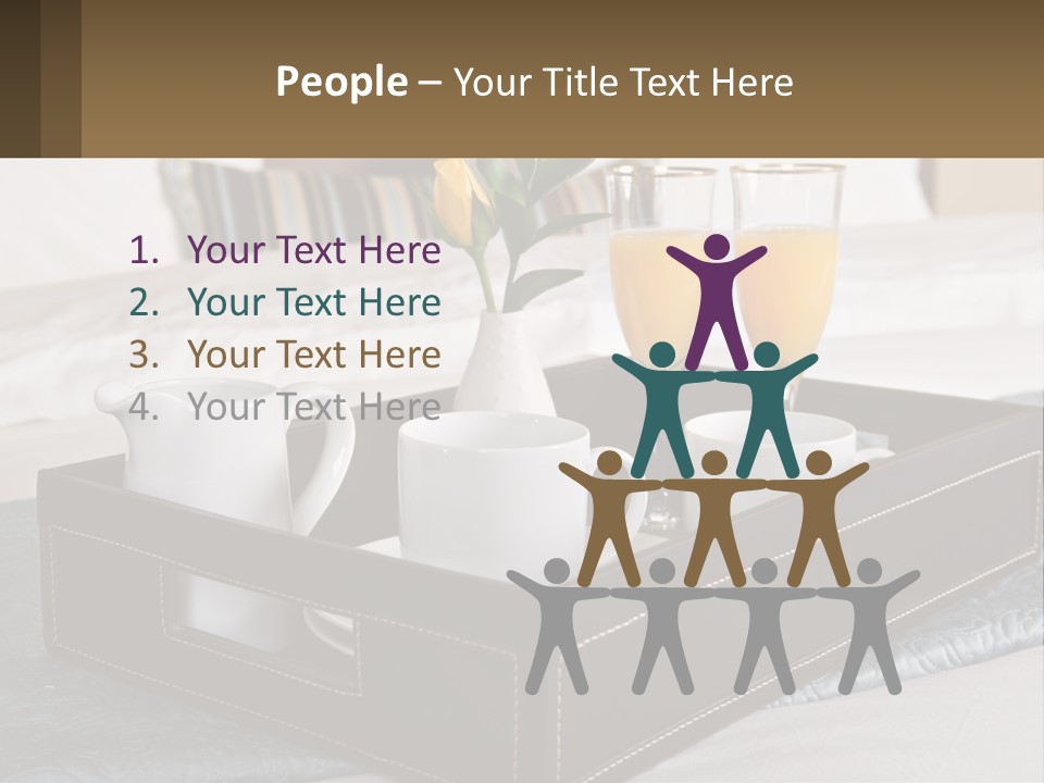 Flower Coffee Hospitality PowerPoint Template