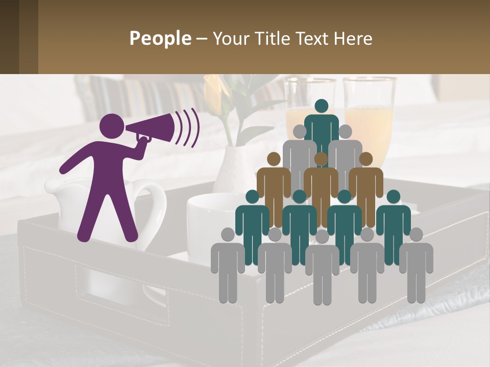 Flower Coffee Hospitality PowerPoint Template