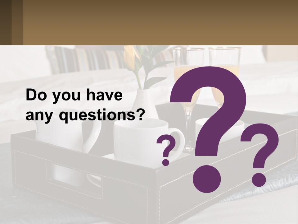 Flower Coffee Hospitality PowerPoint Template