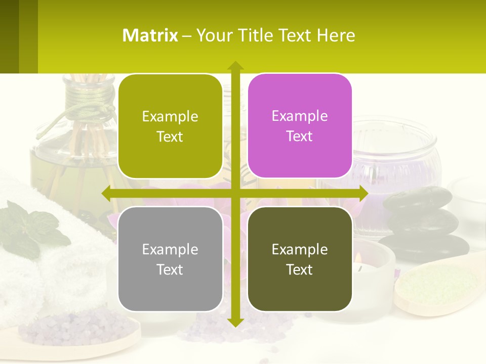 Bottle Spoon Herb PowerPoint Template