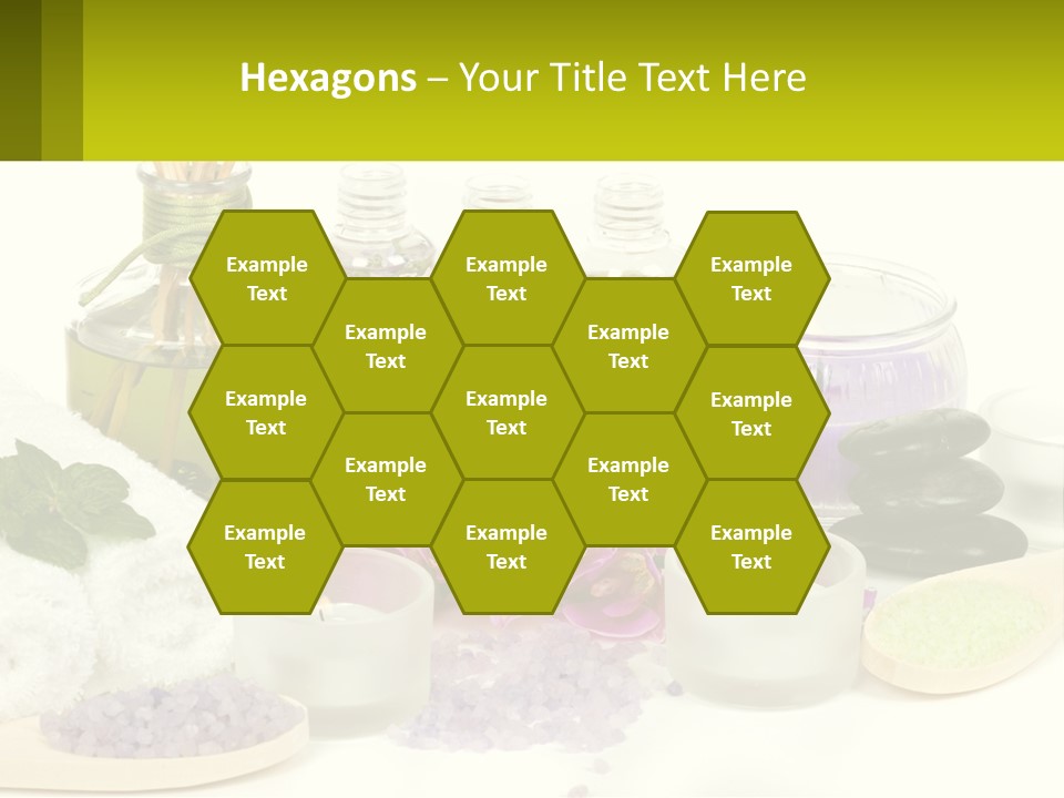 Bottle Spoon Herb PowerPoint Template