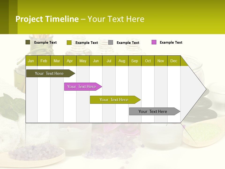 Bottle Spoon Herb PowerPoint Template