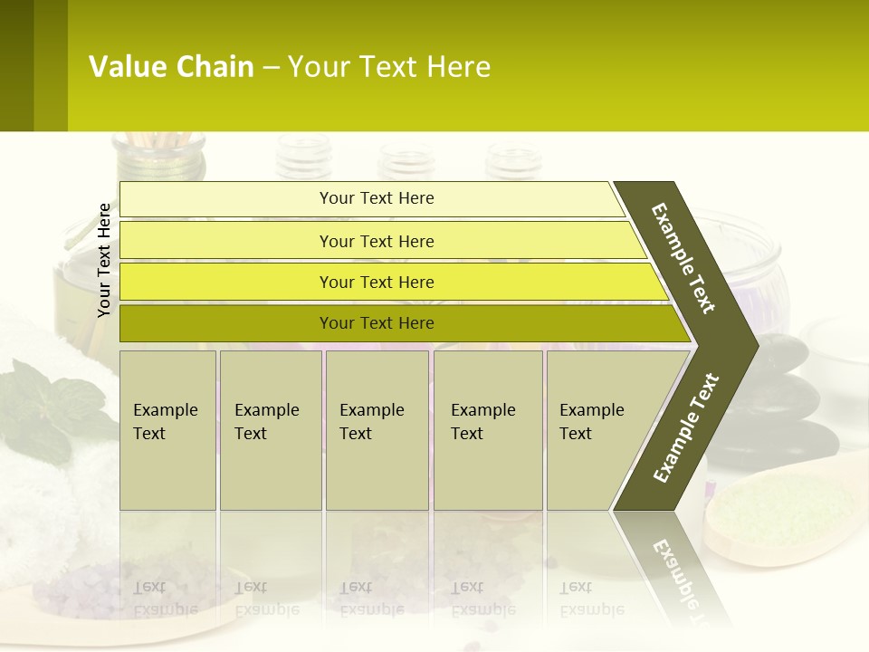 Bottle Spoon Herb PowerPoint Template