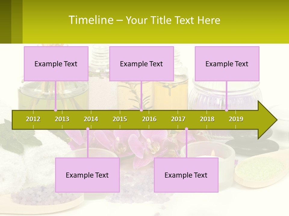 Bottle Spoon Herb PowerPoint Template