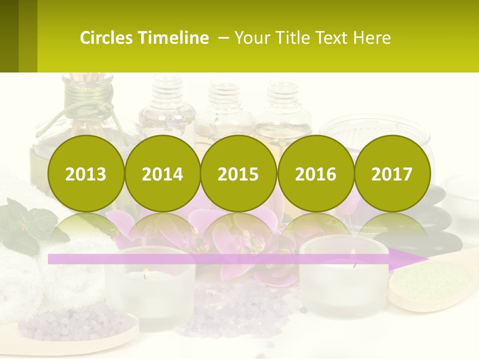 Bottle Spoon Herb PowerPoint Template