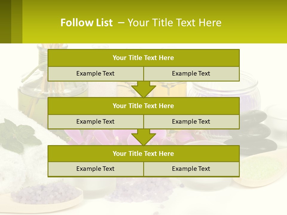 Bottle Spoon Herb PowerPoint Template