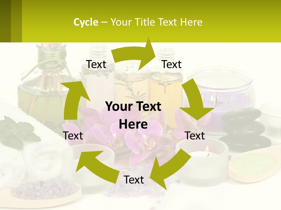 Bottle Spoon Herb PowerPoint Template