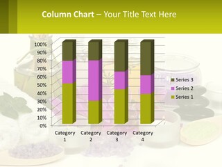 Bottle Spoon Herb PowerPoint Template